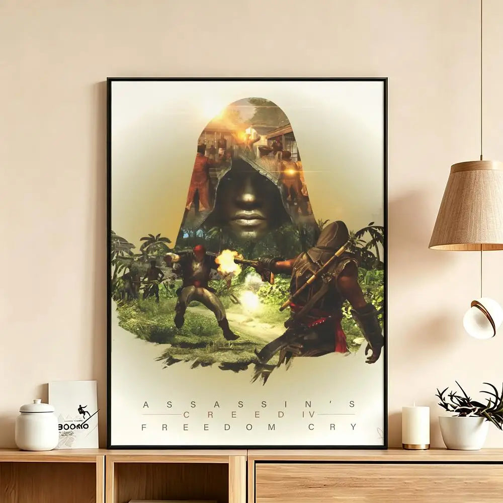 Gaming Wall Art Poster — Assassin's Creed, Shadow of War & More | Multiple Sizes