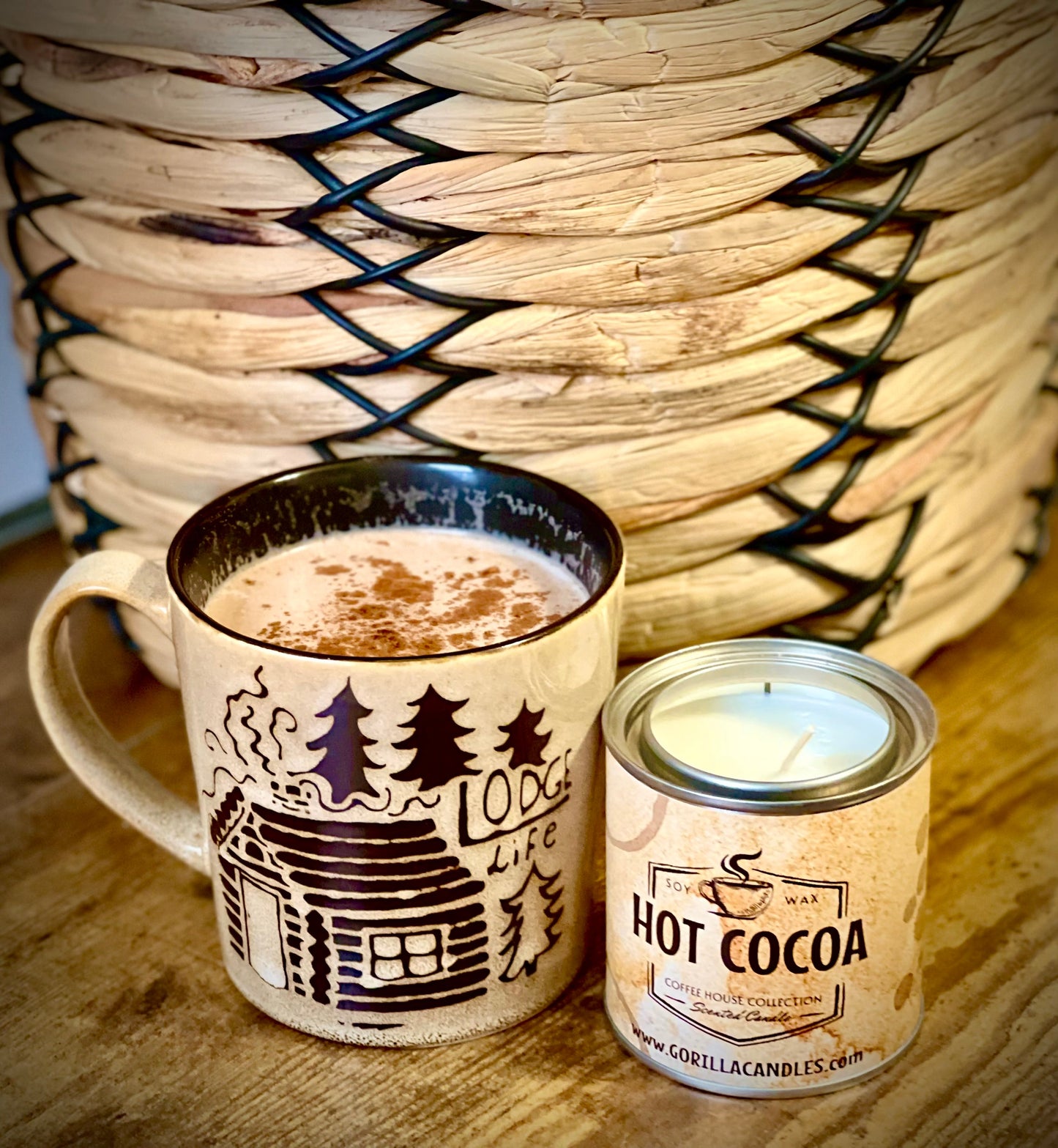 Hot Cocoa Soy Wax Candle — 8 oz. Paint Can