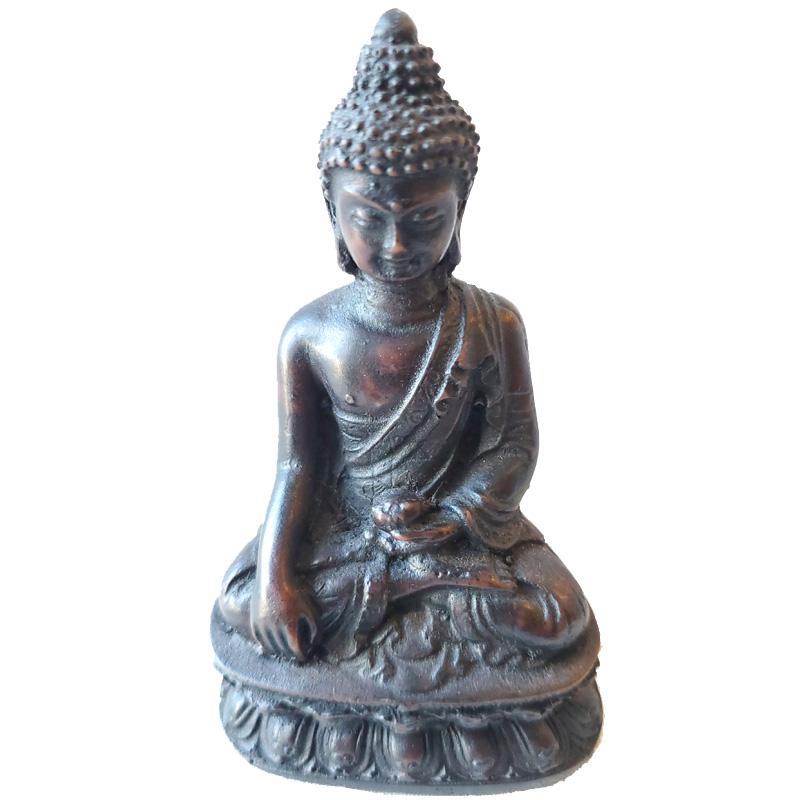 Meditating Buddha Resin Statue — Decorative Figurine | 3 Styles