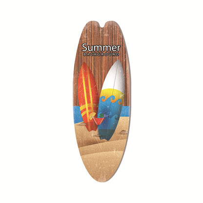 Coastal Surfboard Wooden Wall Hanging