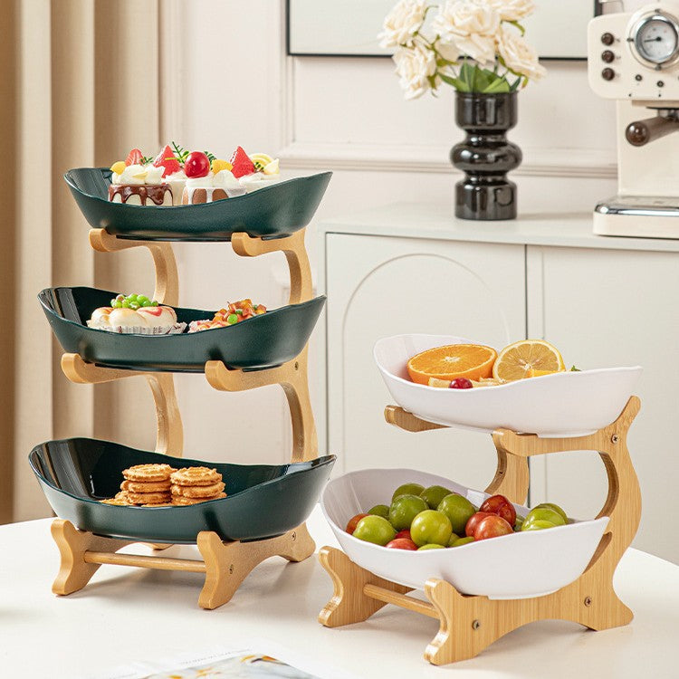 Multi-Tier Fruit & Snack Serving Plate