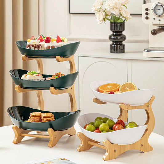 Multi-Tier Fruit & Snack Serving Plate