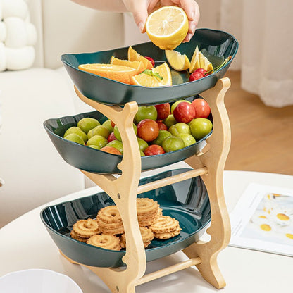 Multi-Tier Fruit & Snack Serving Plate