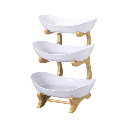 Multi-Tier Fruit & Snack Serving Plate