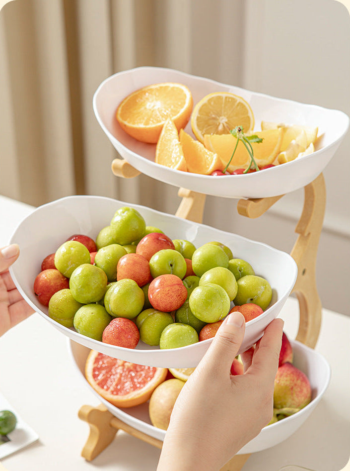 Multi-Tier Fruit & Snack Serving Plate