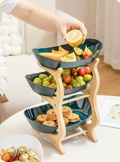 Multi-Tier Fruit & Snack Serving Plate