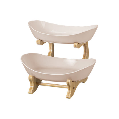 Multi-Tier Fruit & Snack Serving Plate