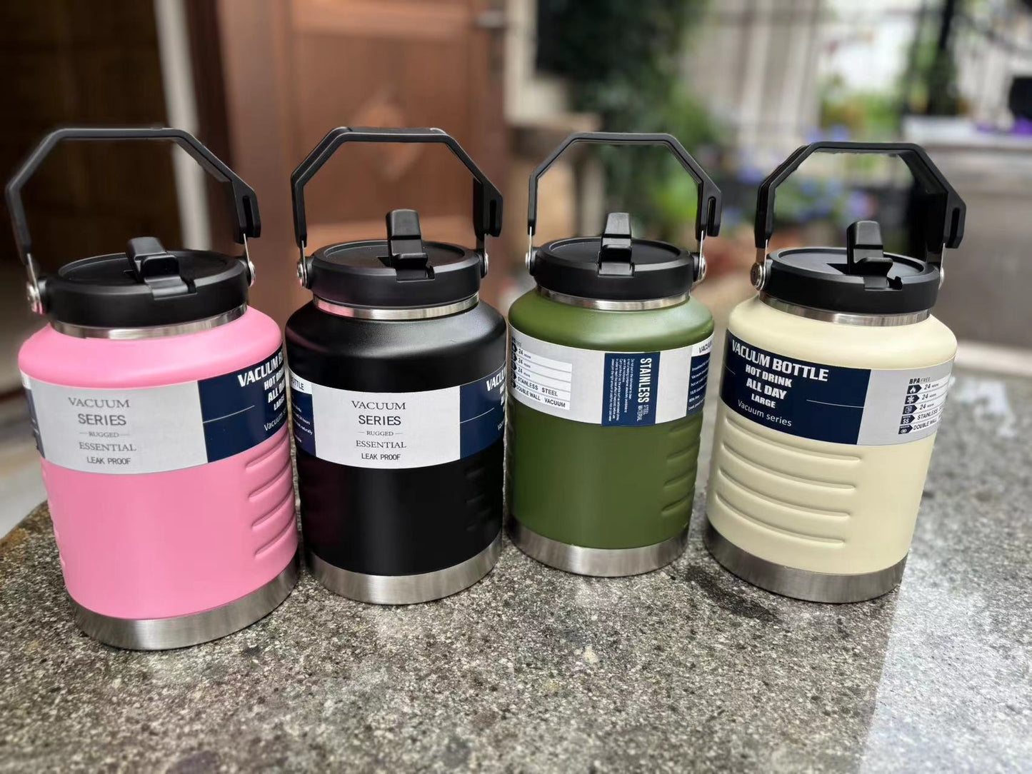 50 & 68oz Insulated Thermos Tumbler