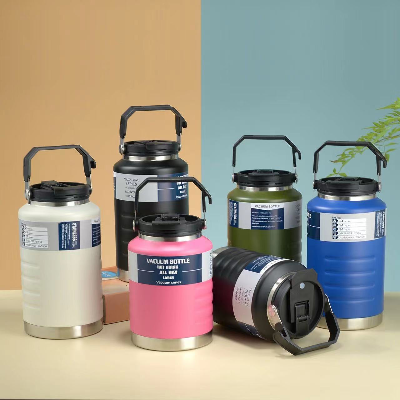 50 & 68oz Insulated Thermos Tumbler