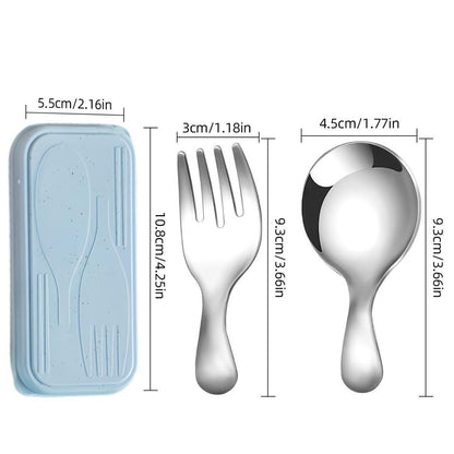 Portable Travel Flatware Set with Case