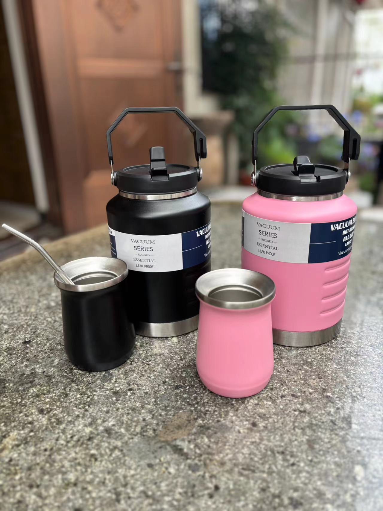50 & 68oz Insulated Thermos Tumbler