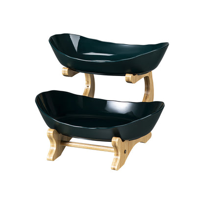 Multi-Tier Fruit & Snack Serving Plate