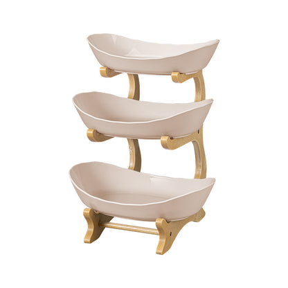 Multi-Tier Fruit & Snack Serving Plate