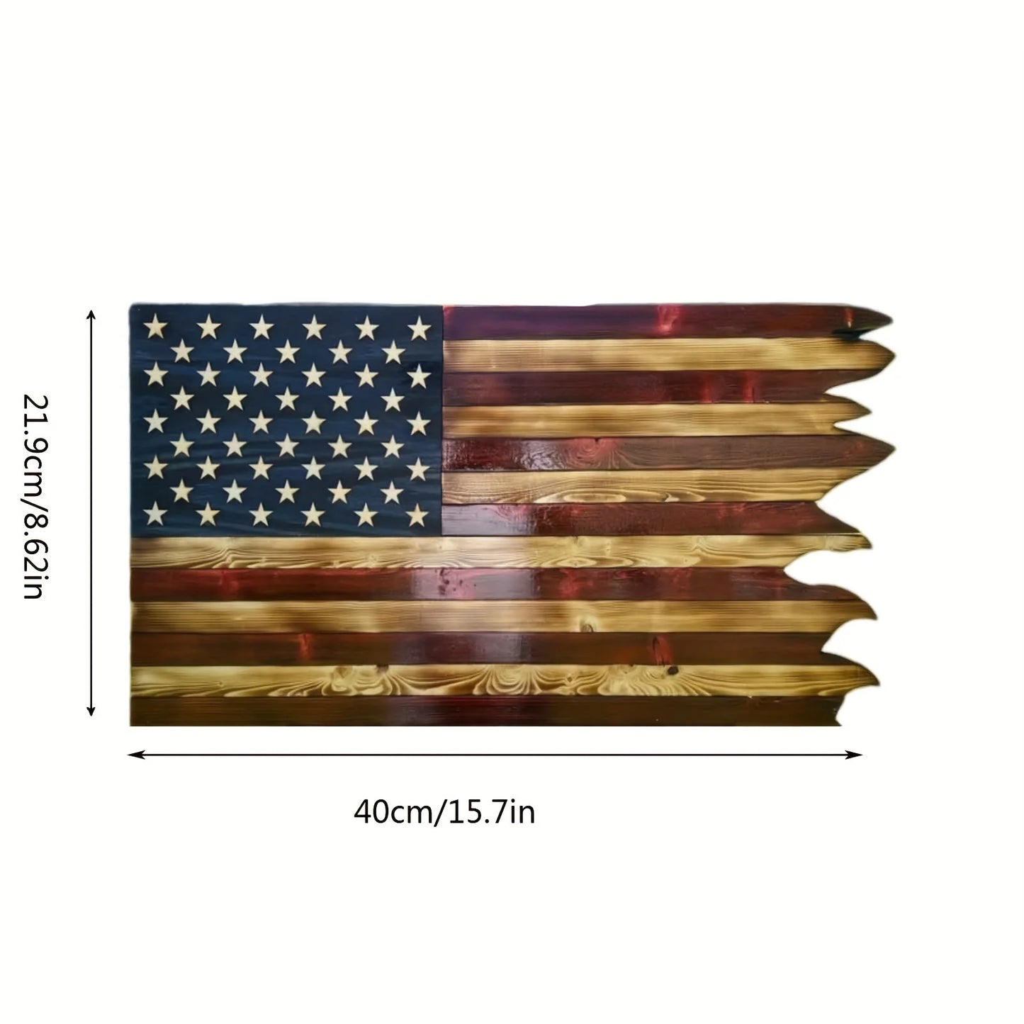 Wooden American Flag Wall Decoration
