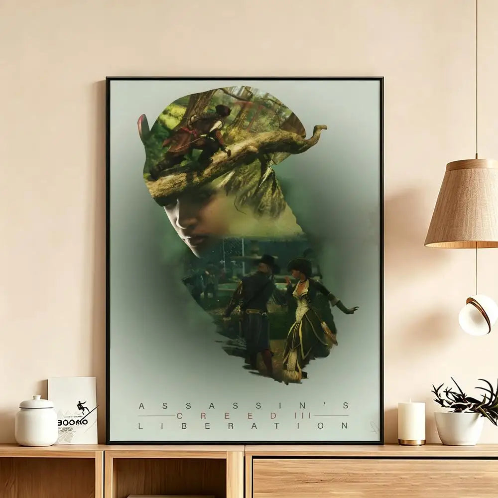 Gaming Wall Art Poster — Assassin's Creed, Shadow of War & More | Multiple Sizes