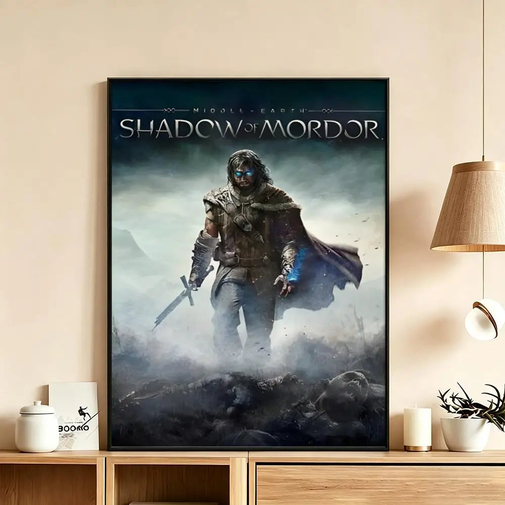Gaming Wall Art Poster — Assassin's Creed, Shadow of War & More | Multiple Sizes