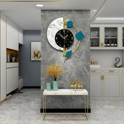 22" Marble Effect Nordic Wall Clock