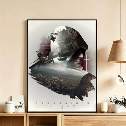 Gaming Wall Art Poster — Assassin's Creed, Shadow of War & More | Multiple Sizes