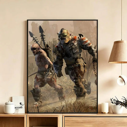 Gaming Wall Art Poster — Assassin's Creed, Shadow of War & More | Multiple Sizes