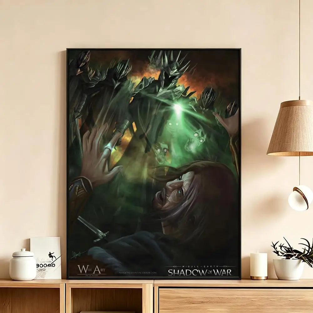 Gaming Wall Art Poster — Assassin's Creed, Shadow of War & More | Multiple Sizes