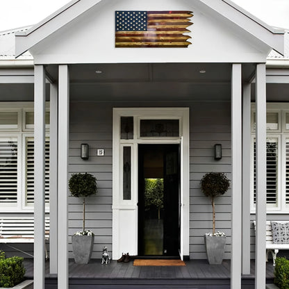 Wooden American Flag Wall Decoration