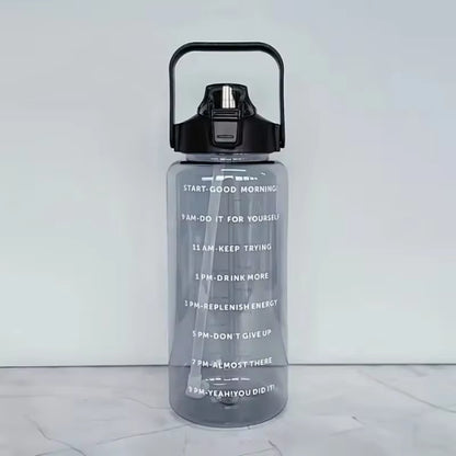 68oz Jumbo Water Jug with Straw & Measurement Markings