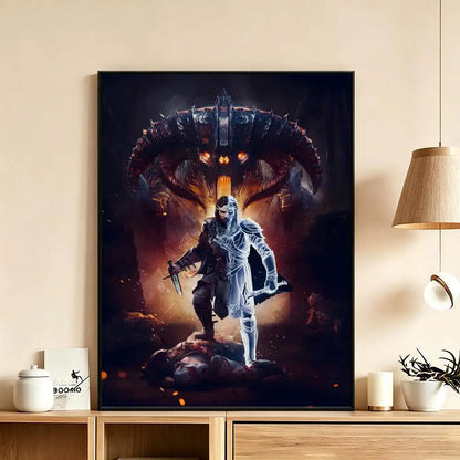 Gaming Wall Art Poster — Assassin's Creed, Shadow of War & More | Multiple Sizes