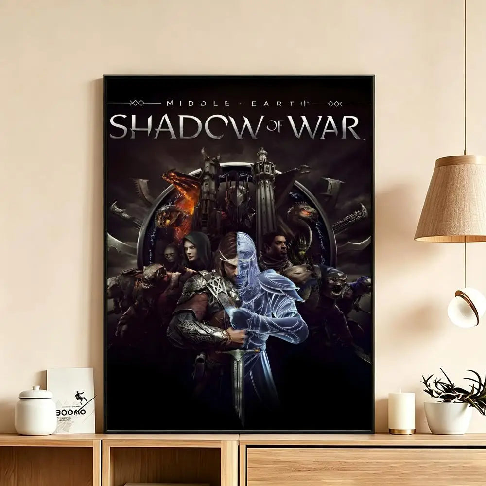 Gaming Wall Art Poster — Assassin's Creed, Shadow of War & More | Multiple Sizes
