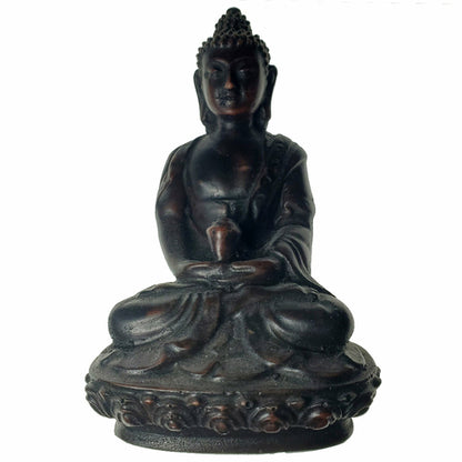 Meditating Buddha Resin Statue — Decorative Figurine | 3 Styles