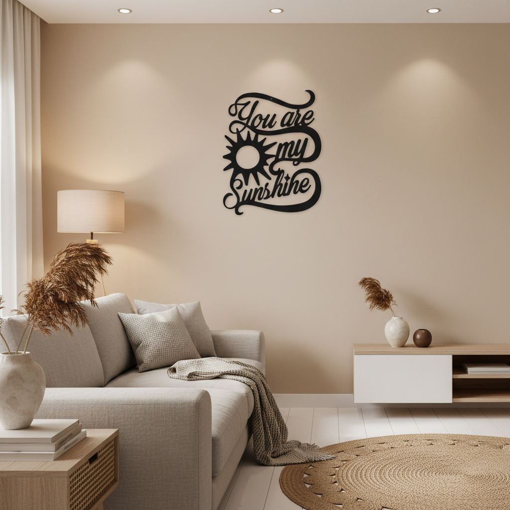 You Are My Sunshine — Metal Wall Art Sign | 12 in. x 16 in.