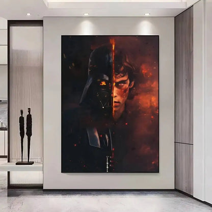 The Chosen One Duality cinematic sci-fi wall art poster — LivDecor
