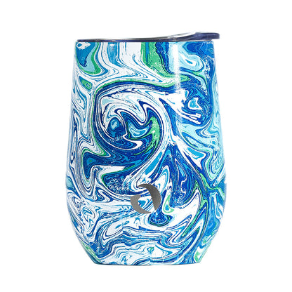 DRINCO® 12 oz. Insulated Stemless Wine Tumbler — Venice Swirl
