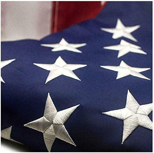 American Flag — Heavy Duty Outdoor Embroidered Stars | 8 Sizes