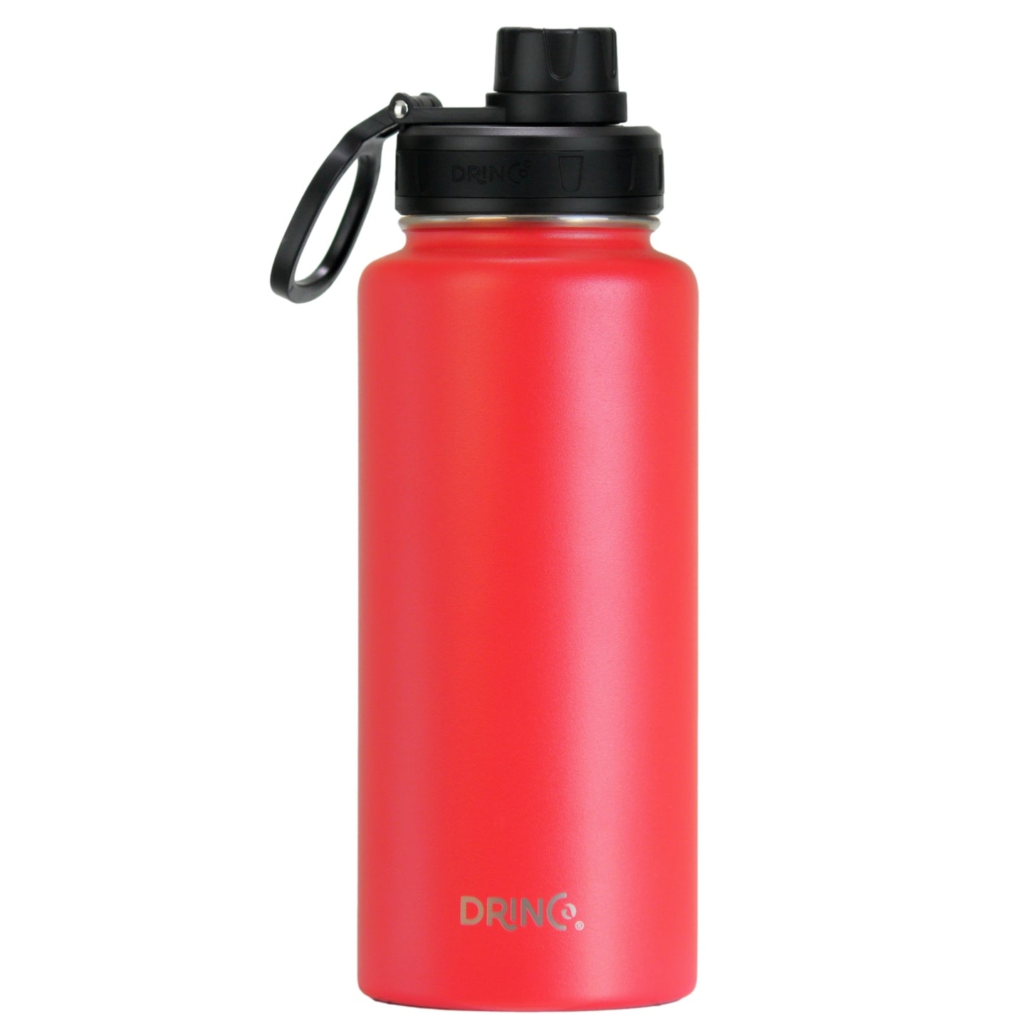 DRINCO® 32 oz. Insulated Stainless Steel Water Bottle — Barn Red