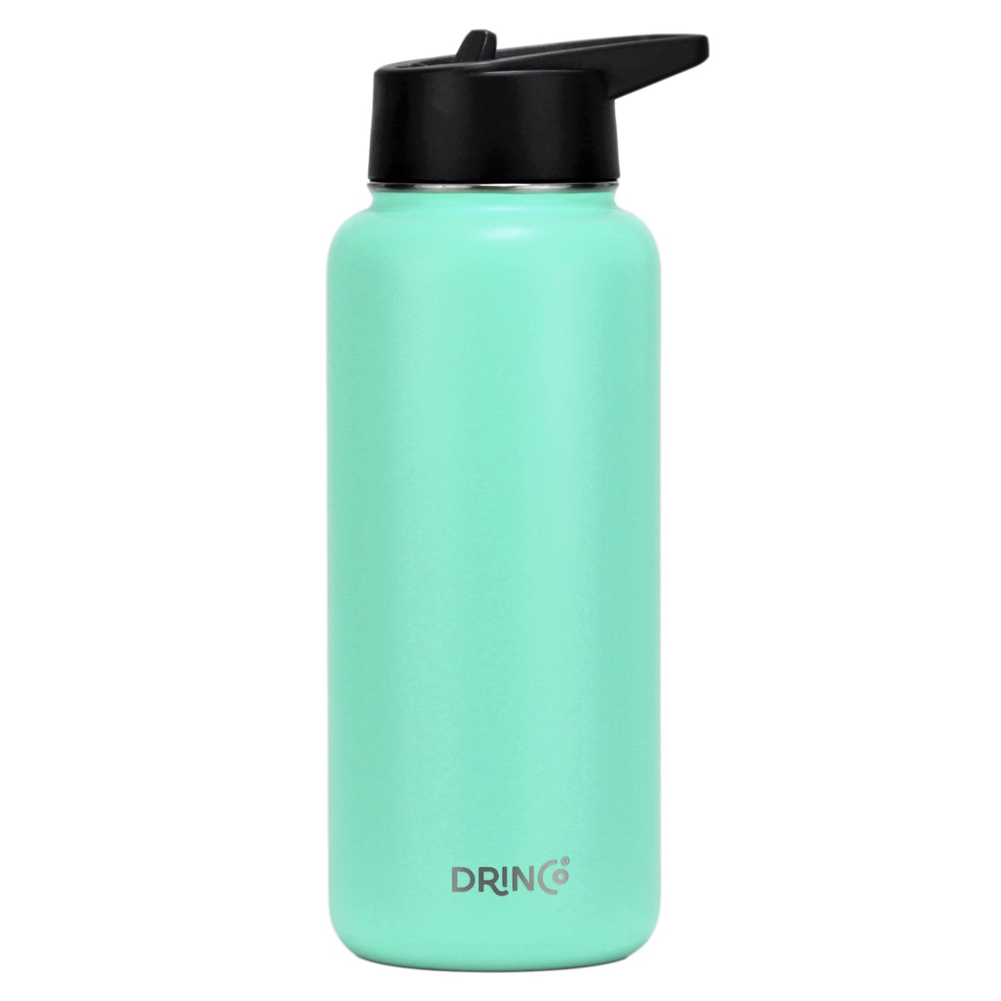 DRINCO® 32 oz. Insulated Wide-Mouth Water Bottle with 3 Lids — Teal