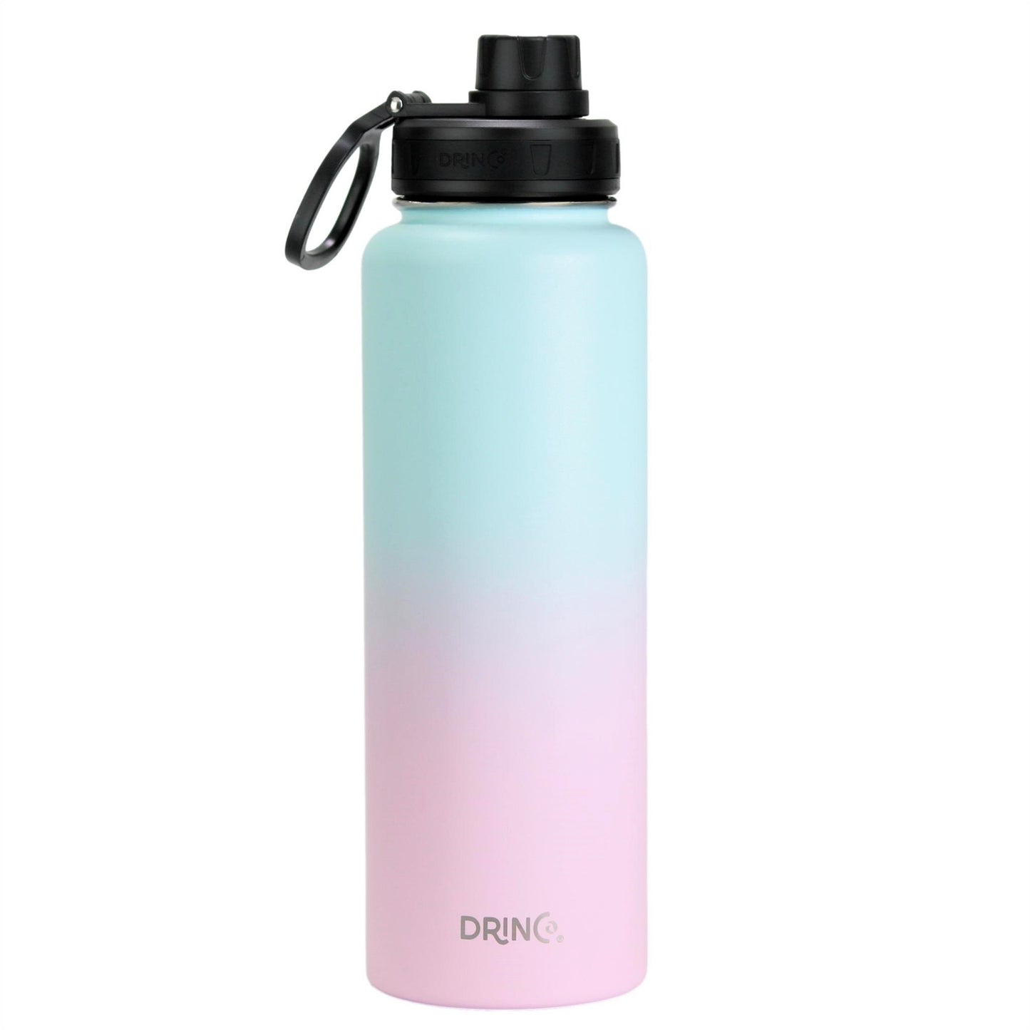 DRINCO® 40 oz. Insulated Stainless Steel Sport Water Bottle — Macaron Ombre