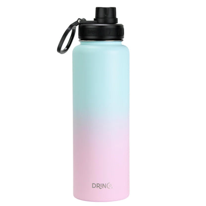 DRINCO® 40 oz. Insulated Stainless Steel Sport Water Bottle — Macaron Ombre