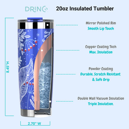 DRINCO® 20 oz. Insulated Tumbler with Spill-Proof Lid — Nampa Botanical
