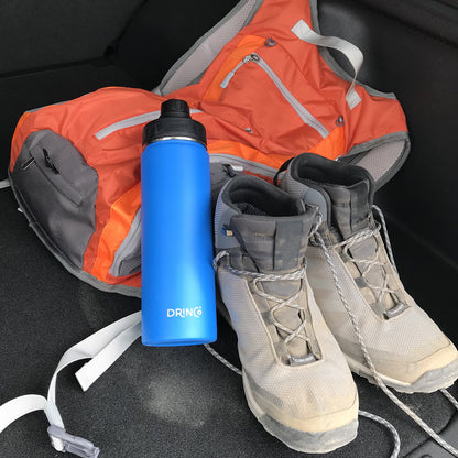 DRINCO® 22 oz. Insulated Stainless Steel Sport Water Bottle — Royal Blue