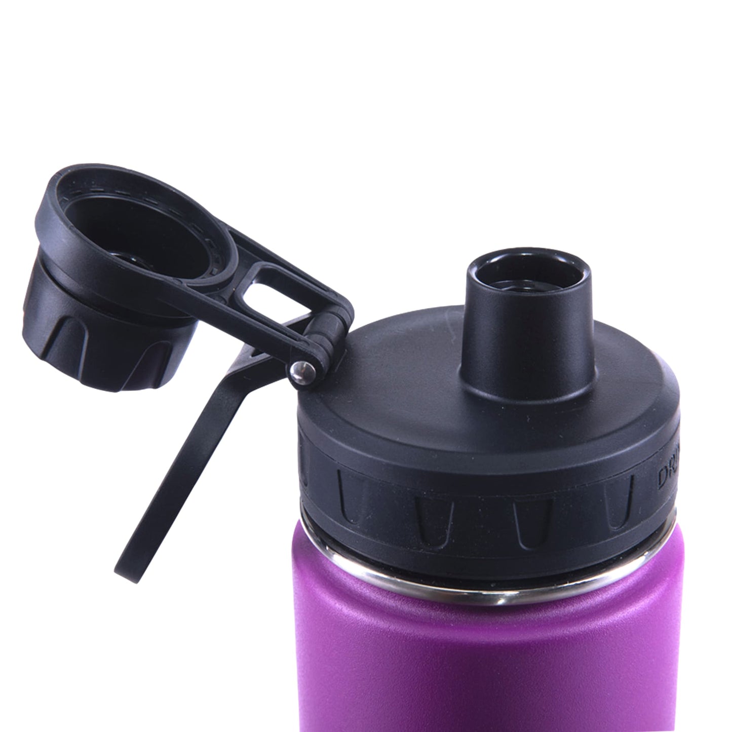 DRINCO® 22 oz. Insulated Stainless Steel Sport Water Bottle — Deep Purple