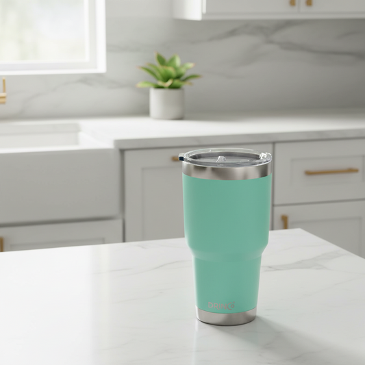 DRINCO® 30 oz. Insulated Tumbler with Spill-Proof Lid — Teal