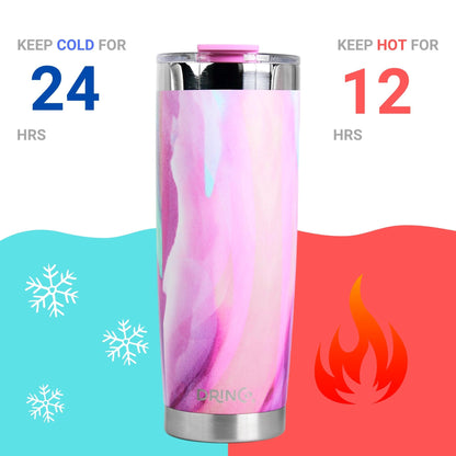 DRINCO® 20 oz. Insulated Tumbler with Spill-Proof Lid — Galaxy