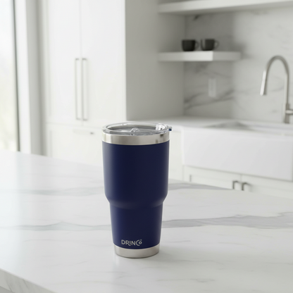 DRINCO® 30 oz. Insulated Tumbler with Spill-Proof Lid — Royal Blue