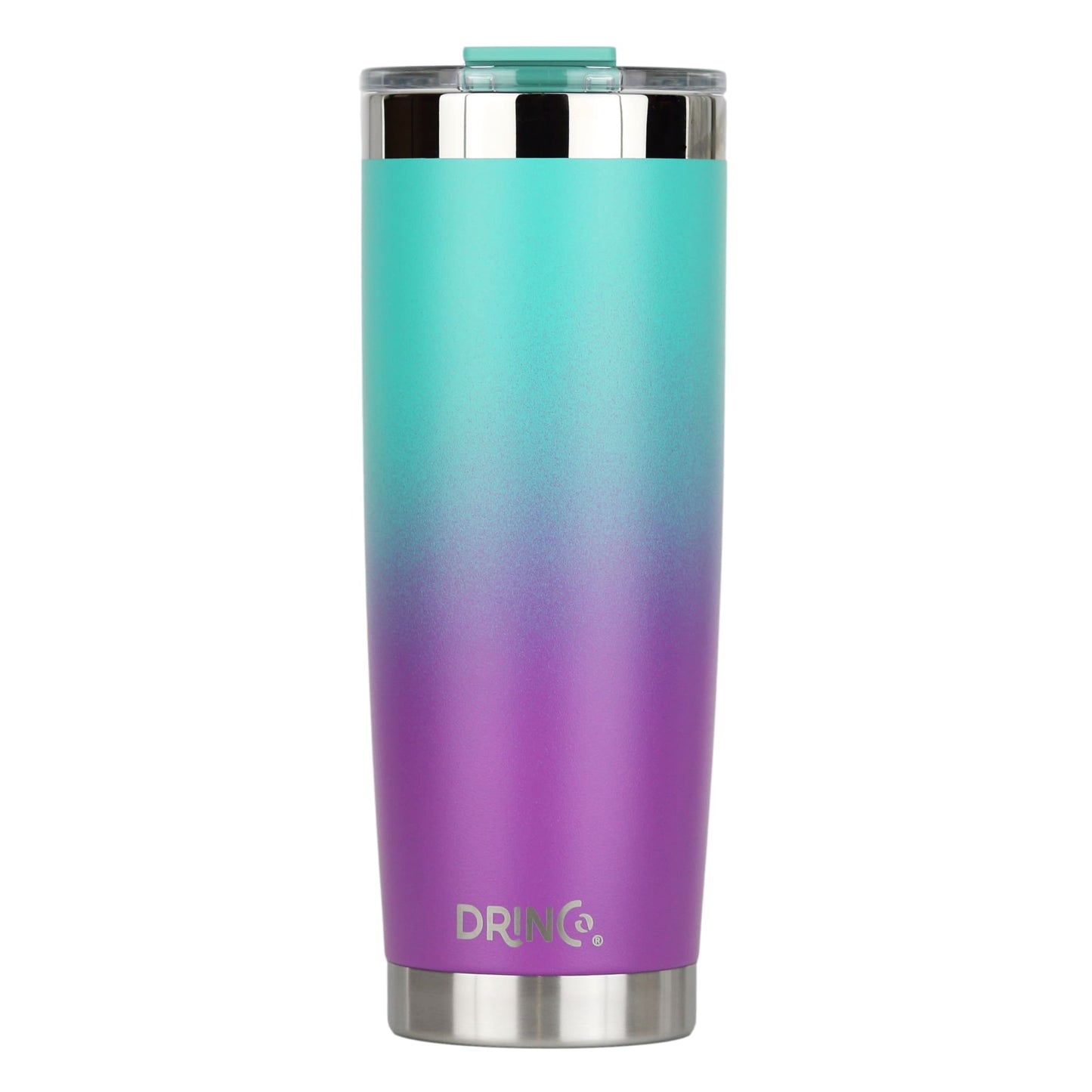 DRINCO® 20 oz. Insulated Tumbler with Spill-Proof Lid — Ombre Teal