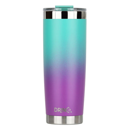 DRINCO® 20 oz. Insulated Tumbler with Spill-Proof Lid — Ombre Teal