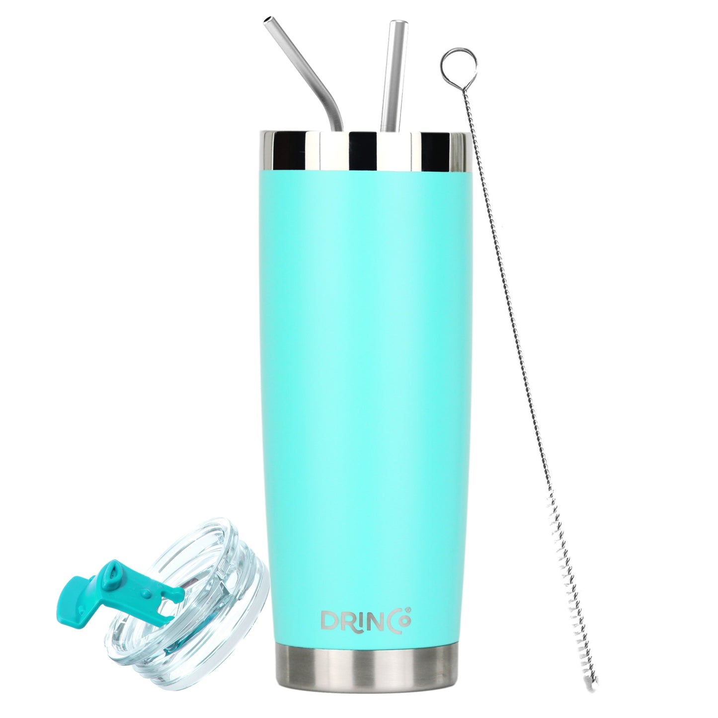 DRINCO® 20 oz. Insulated Tumbler with Spill-Proof Lid — Teal