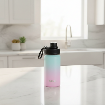 DRINCO® 14 oz. Insulated Wide-Mouth Sport Water Bottle — Macaron Ombre