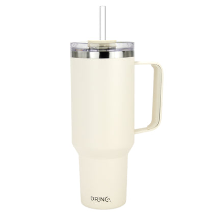 DRINCO® 40 oz. Big Sur Insulated Tumbler with Handle — Oatmilk