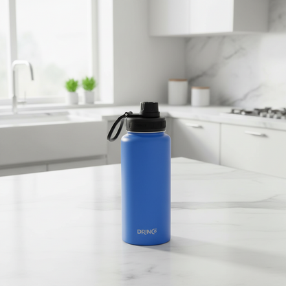 DRINCO® 32 oz. Insulated Stainless Steel Water Bottle — Royal Blue