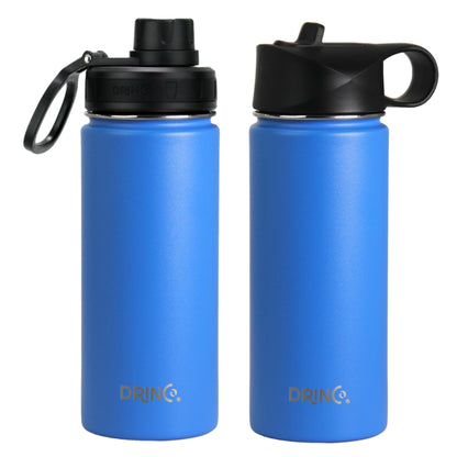 DRINCO® 18 oz. Insulated Stainless Steel Sport Water Bottle — Royal Blue